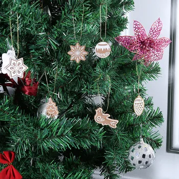 11pcs DIY Božično Drevo Novo Leto Visi Snežinke Jelena Drevo Okraski Vesel Božič Drevo Pribor Doma Stranka Dekor Božič