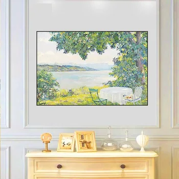 1651901 Krajinskega slikarstva visi slikarstvo kavč ozadju dekoracijo sten vnos verandi oljno sliko