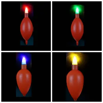 50 g/70 g/90g/110 g LED Plava Noč Svetlobe Drift Nepremočljiva Odpornost na Tlak Svetlobna Ribiška Noč Float Trajne
