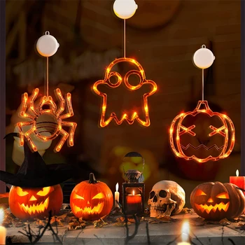 Halloween Okraski LED Luči Bat Pajek Bučna luči za Dom Bar (Hiša strahov), Okraski Halloween Stranka Dekor Grozo Rekviziti