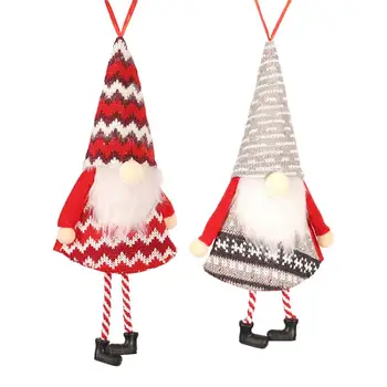 Mini Božič Palčki Obeski Kreativna Darila, ki Za Ograjo Božič Mini Lutka Gnome Božično Drevo Obesek za Plišastih Lutka