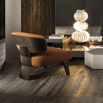Nordijska minimalističen italijanski tkanine, kavč, stol, dnevna soba eno osebo, tiger stol, razkošje svetlobe oblikovalec, internet znanih leisu