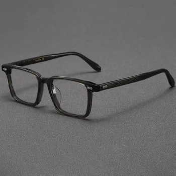 Optična Očala Za Moške, Ženske Retro Oblikovalec TVR 513 Moda Kvadratnih Acetat iz steklenih vlaken Okviri Evropski in Ameriški Stil