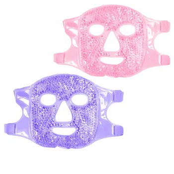 Tovarniško neposredne dobave gel ice maska PVC plišastih hladno stiskanje vroče stiskanje lepoto fizični hlajenje oči masko ledu masko