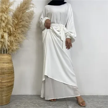 Vroče Prodati Muslimanko Abaya Z Žepi Islamske Priložnostne In Preprost Dolge Obleke, Maroški Caftan Ženska Dubaj Abaya Ramadana Obleko